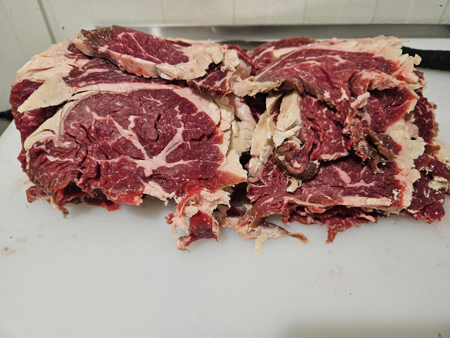 Shaved prime rib