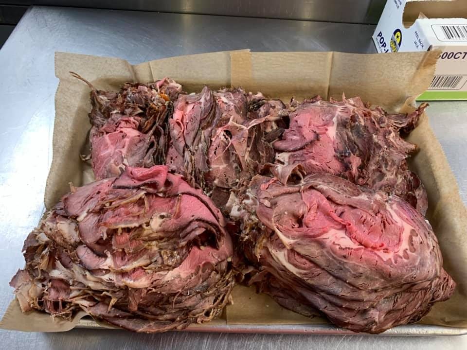Shaved prime rib